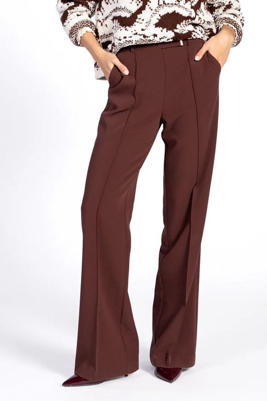 AAIKO Chantalle R Pes 345 Palazzo Broek Dames - Bordeaux - XL