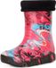 Ladeheid Bottes de pluie enfant - Caoutchouc - Haut - PVC – Imperméable - LA-ZT-Szuwarek2020 - Motif rose-32 - 31/32