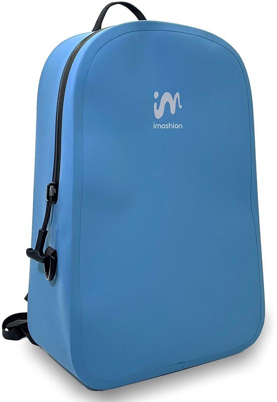 imoshion Air-Tight Waterdichte Rugzak - Medium - 16 L - Waterproof Rugtas - Soft Blue