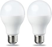 Amazon Basics LED E27 Edison schroeflamp, 13 W (gelijk aan 100 W), warm wit, niet-dimbaar pakket van 2 stuks, energielabel E
