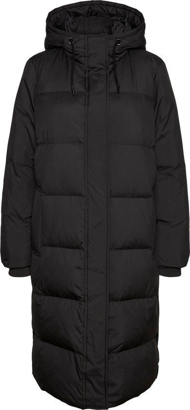 Vero Moda Vmericaholly Long Down Jacket Noos - Black - Women's Size L