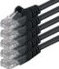 1aTTack.de 0.5m Cat6 U/UTP Zwart Netwerkkabel