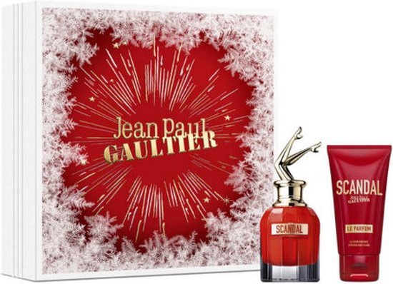 Jean Paul Gaultier SCANDAL LE PARFUM Set 2 pcs Eau de Parfum spray 80 ml + Body lotion 75 ml voor dames