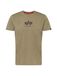 ALPHA INDUSTRIES Chemise vert olive / noir