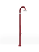 Arkema - FUNNY YIN T325 douche extérieure avec douchette à pied - eau froide et chaude - Rouge rubis