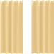 vidaXL - Blackout - Gordijnen - met - Ringen - 2 - st - Beige - 245 - x - 140 - cm - Polyester