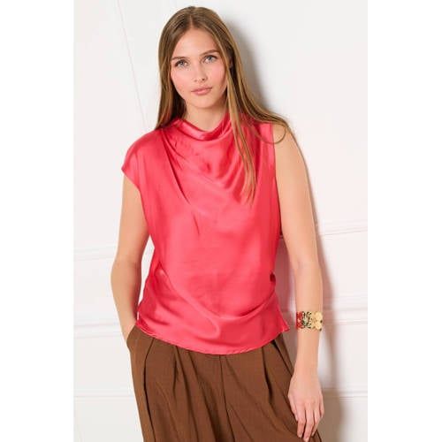 LOLALIZA asymmetrische top roze