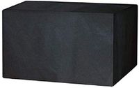 Bikain BI004PR-Premium afdekking voor rechthoekige tafel, waterdicht en extreem resistent, 170 x 71 x 94 cm, zwart