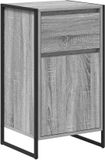 vidaXL Dressoir Grijs Sonoma 43 x 36 x 75,5 cm Bewerkt hout