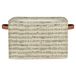 AUUXVA Ombra Opbergmand Muzieknotitie Vintage Stave Opbergkubus Doos Duurzaam Canvas Opvouwbare Speelgoed Mand Organizer Bin met Handgrepen voor Plank Kastslaapkamer Thuis Kantoor