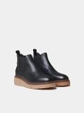 Toni Pons Bottines en cuir pour femmes avec panneaux latéraux élastiques | NANTES-PO