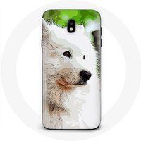 Maniacase Etui voor Samsung Galaxy S4 Samojeed Hond Wit