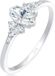 Elli - Ring - Dames Valentijn Marquise met Kristallen in 925 Sterling Zilver - Dames