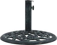 vidaXL Parasolvoet 9 kg 40 cm gietijzer wit