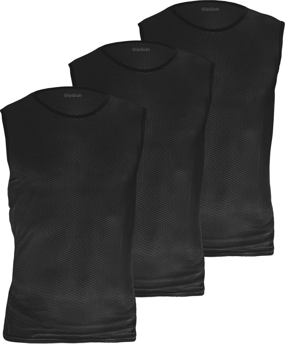 GripGrab Ultralight Mesh onderhemd zonder mouwen, 3 stuks