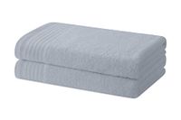Degrees home Set van 2 badhanddoeken of douchehanddoeken, 100% katoen, 480 g/m², 130 x 65 cm
