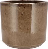 DK Design Bloempot Brown Glaze - Taupe - D21 x H24 cm