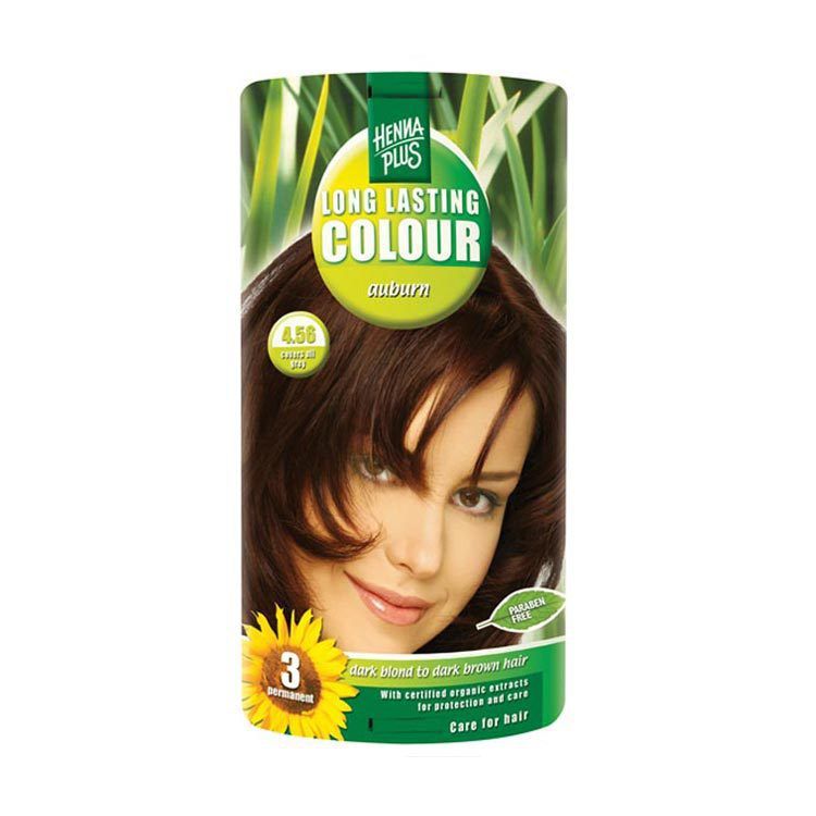 Hennaplus 4.56 Auburn Long Lasting Colours 100ml
