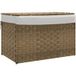 Maison Exclusive - Panier à linge avec couvercle 55,5x35x34 cm résine tressée
