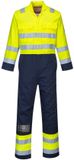 Portwest Bizflame Work Hi-Vis Antistatische Overall BIZ7 - Geel/Marine - XXXL