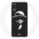 Maniacase Etui voor Samsung Galaxy A02 One piece Manga Luffy Art