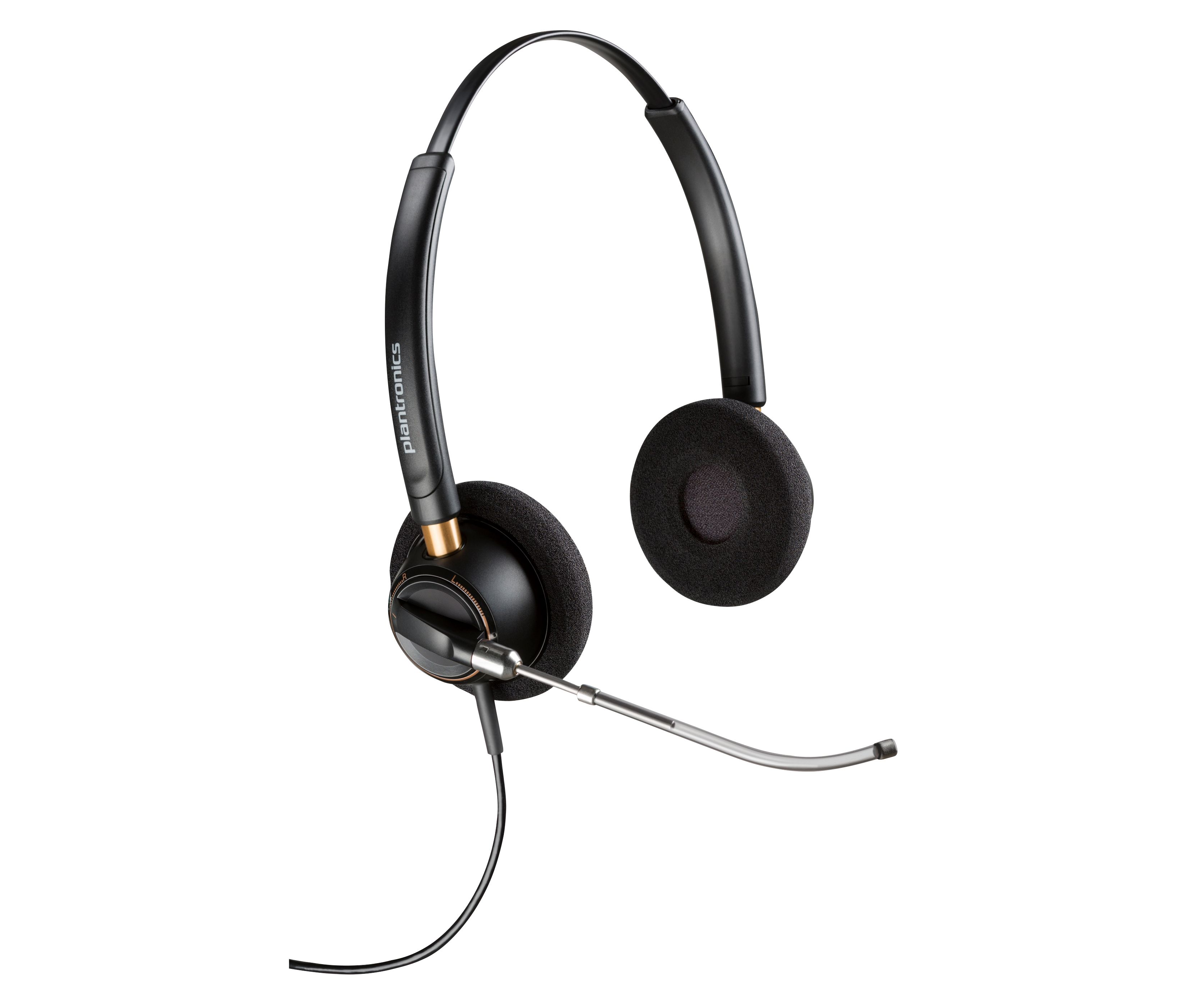 POLY Encorepro 520V Headset - Bedraad - Hoofdband - Zwart