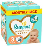 Pampers Premium Protection Maat 3 - 200 luiers