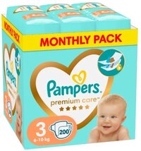 Pampers Premium Protection Maat 3 - 200 luiers