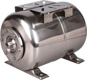 Merkloos Drukvat voor pomp - Hydrofoor vat - Waterdruk verhogen - Roestvrij staal - 50 liter - Zilver