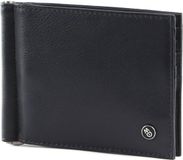 MANDARINA DUCK Leren Dollarclip Downtown Money Clip Wallet Navy Donkerblauw