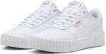 PUMA Carina 3.0 Jr Meisjes Sneakers - PUMA White-PUMA Gold