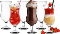 Glasmark Cocktail glazen - 12x - 420 ml - glas - pina colada glazen