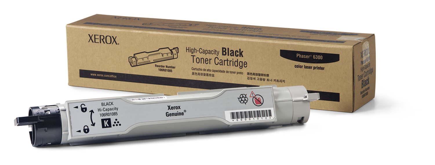 Xerox Hoge capaciteit tonercartridge, zwart, Phaser 6300 (werkt niet met PHASER 6350)