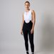 Acelera Pro Fietsbroek Dames met Zeem Lang - Winter Wielerbroek Thermo - Koersbroek met Bretels - Zwart - Maat S