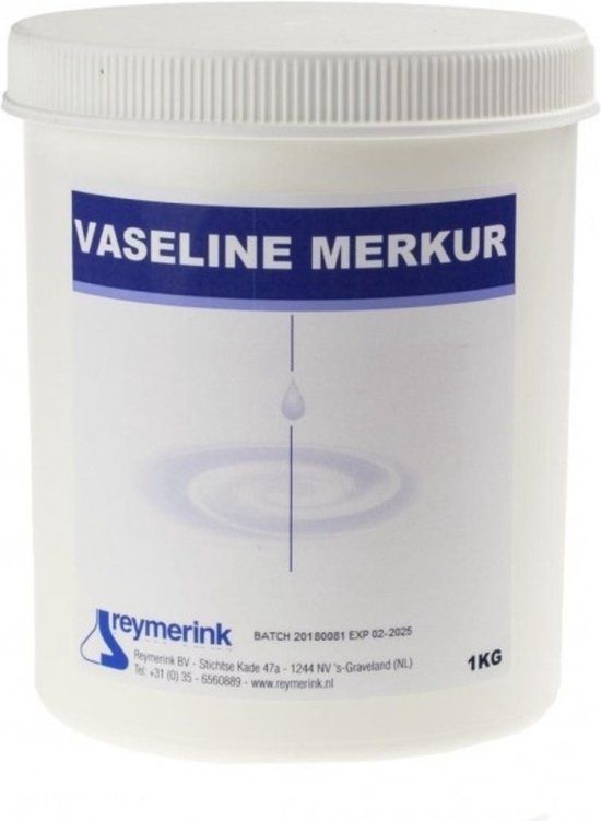 Reymerink - Vaseline Merkur 1000g | Desinfectie voor PMU, Tattoo, Beauty, Styliste, Kapper Studio & Laser Salon Huisarts Tandarts Praktijk | Laserkliniek | Desinfectiemiddel | Desinfectiespray | Pure Alcohol | Tatoeage Praktijk Schoonmaak