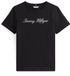 Tommy Hilfiger Dames NOS SCRIPT REGULAR C-NK SS WW0WW434590GJ007 Zwart XXL