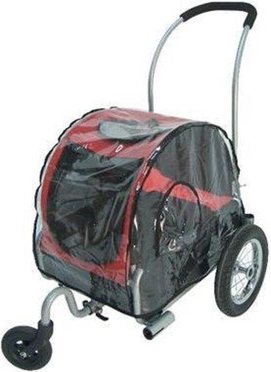 DoggyRide Mini - Regenhoes - Transparant - Hondenfietskar