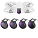 Neewer ND/PL-filterset compatibel met DJI NEO, 4-pack ND8/PL ND16/PL ND32/PL ND64/PL Neutrale Dichtheid Polarisator Drone Accessoires, Slim Multicoated HD Optisch Glas, FL-N29