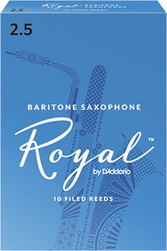 D'Addario Woodwinds Baritonsaxofoon 2,5 doos met 10 rieten