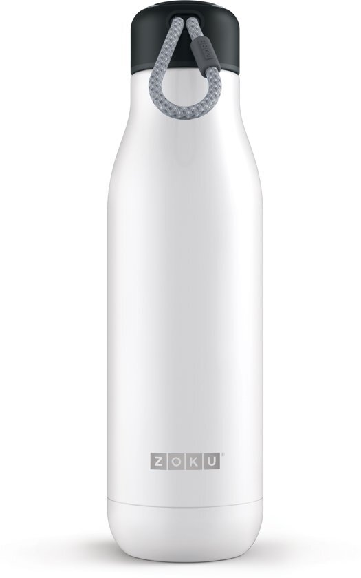 Zoku Hydration Drinkbeker - RVS - 750 ml - Wit