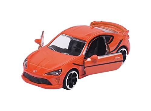 MAJORETTE Premium Cars, 1 van de 18 willekeurige speelgoedauto's (7,5 cm), met verzamelkaart, vrijloop, te openen onderdelen en vering, kleine modelauto voor kinderen vanaf 3 jaar