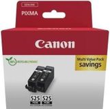 CANON PGI-525 pigment inktpatronen, zwart, 2 stuks, 19 ml