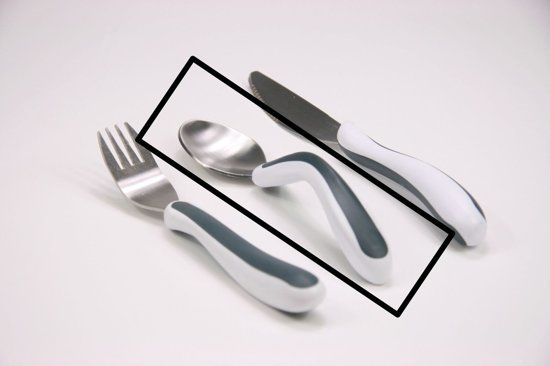 Adhome Kura Care Gebogen Eetlepel - Rechterhand