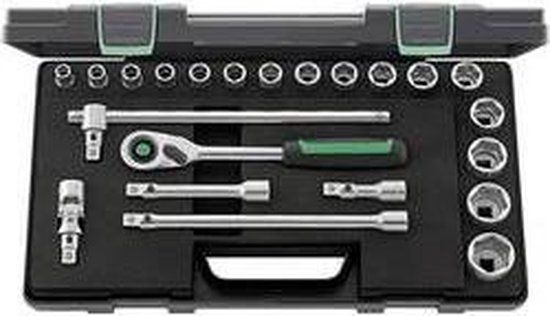 Stahlwille 52/16/6QR Dopsleutelset 1/2 (12.5 mm) 22-delig - 96031480