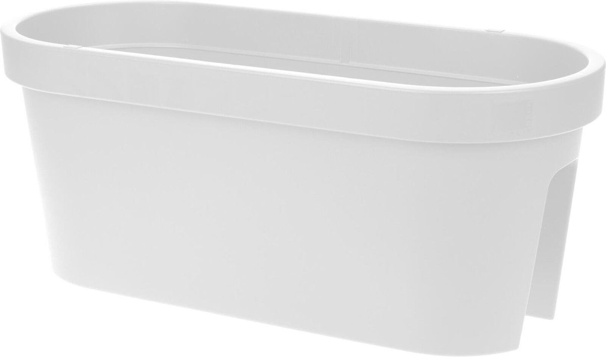 Nampook Balkonbak 60x25x25 cm wit