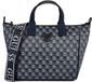 GUESS Follie Small Tote Bag Blue Logo veelkleurig