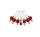 KnitPro Stekenmarkeerders Amaranth 7 stuks rood