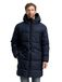 TOM TAILOR Regular fit gewatteerde lange jas met capuchon