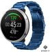 Strap-it Bracelet de montre connectée en acier - Bleu - Convient pour Polar Ignite
