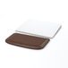 Londo PU lederen toetsenbordpad - premium ergonomische ondersteuning voor comfortabel typen op het werk en thuis (bruin, klein)